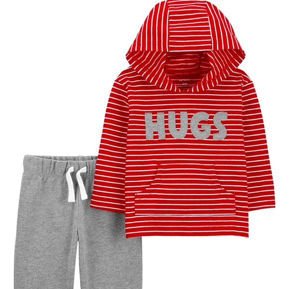 9 month 2-piece Hooded Tee & Jogger set - Picture 1 of 3